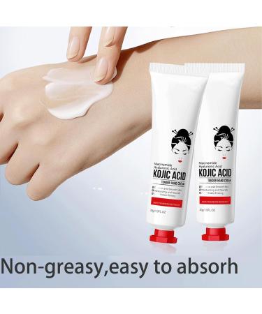 Sadoer Kojic Acid Hand Cream Sadoer Kojic Acid Cream Sadoer Vitamin C Hand Cream Niacinamide Hyaluronic Acid Tender Cream Anti-Wrinkle Firming Cream - Buy Online on GoSupps.com