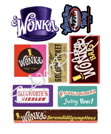 Generic Wonka (Charlie and the Chocolate Factory) Cake Toppers Edible Icing Sheets A4