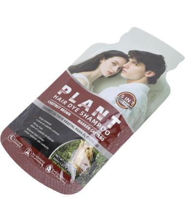  LUCKDANO No Damage Brown Bubble Hair Shampoo for Gray Hair Coverage 30ml x 10 - Buy Online on GoSupps.com