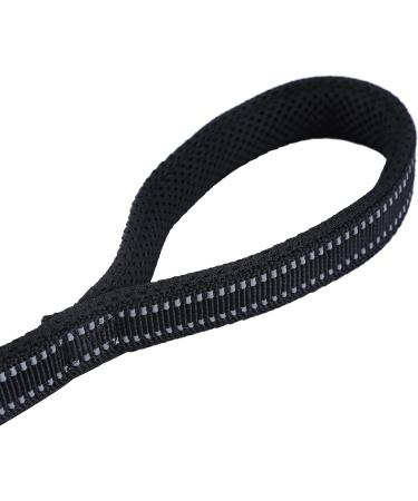 Durable Dog Leash for Puppies | Padded 1.1m Pet Leash Rope | Black | 1 Pack - Buy Online on GoSupps.com