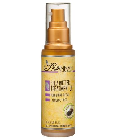 Savannah Hair Therapy Bundle - Shea Butter Treatment Oil & Hair Mask Set for Dry Damaged Hair - Natural Keratin Treatment - Vitamin B6 Infused - Sodium Chloride Free - 1.69 oz + 16.9 oz - Buy Online on GoSupps.com