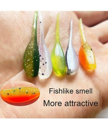 50PCS Crappie Jigs Lure Set - 2 Inch Crappie Bait with Jig Heads Hooks - Fishing Lures for Crappie - 50PCS Crappie Lures - Buy Online on GoSupps.com