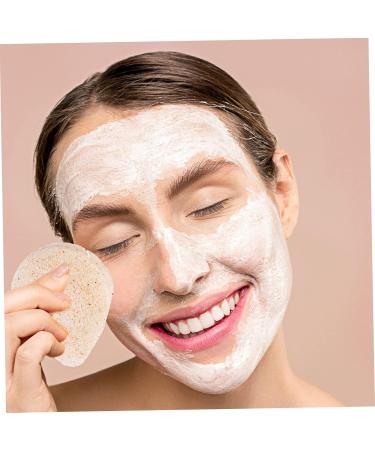 Ipetboom 1pc Sponge Face Wash Face Sponge Exfoliating Puff Body Face Bath Sponge Exfoliating Face Scrubber Exfoliating Sponge Sponges Facial Sponge Clean Walnut Powder - Buy Online on GoSupps.com