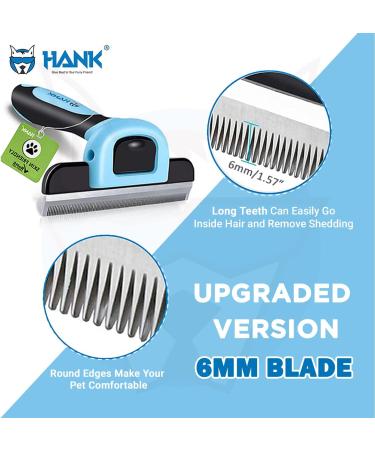 HANK Dog Deshedding Brush | Reduce Shedding up to 95% | For Small to Large Breeds | Pet Grooming Tool - Buy Online on GoSupps.com