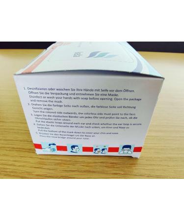 Kela OP Mask - 100x Pink Medical Masks | Made in Germany | Oeko-Tex Standard | Premium Respiratory Protection Masks - MNS Type IIR Disposable Masks 100 Pack - Buy Online on GoSupps.com