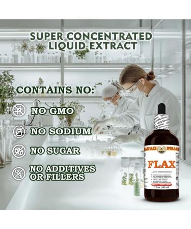 Flax (Linum Usitatissimum) Dry Seed Tincture, Made in Hawaii, Organic Raw Materials, All Natural, Vegan, Pure Liquid Extract - 32 fl.oz 32 Fl Oz (Pack of 1) - Buy Online on GoSupps.com