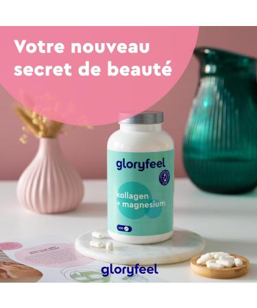 Marine Collagen and Magnesium (450 Tablets) 3600 mg Pure Collagen Hydrolysate with Magnesium Oxide Supports Bones and Muscles and Fights Fatigue* Food Supplement - Buy Online on GoSupps.com