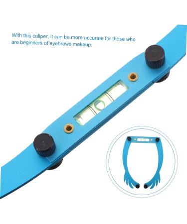 NOLITOY Outfit Stencil Ruler Guide Measuring Threading White Microblading Reusable Positioning Shaping 25.5x1.3cm Blue - Buy Online on GoSupps.com