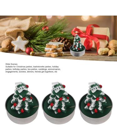 Christmas Tree Tealight Candles Gift Set | Scented Soy Wax Aromatherapy for Home | Stress Relief Christmas Decor - Buy Online on GoSupps.com