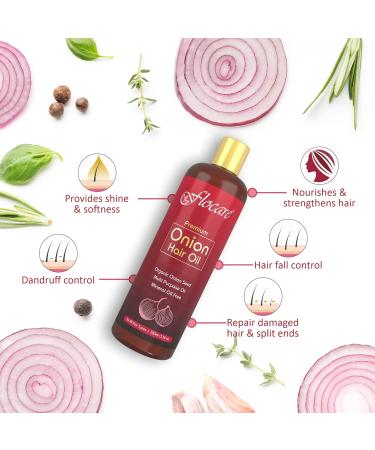 Onion Hair Oil 100ml - Nourish & Strengthen Hair | Best for Hair Growth - Shop Internationally - Buy Online on GoSupps.com