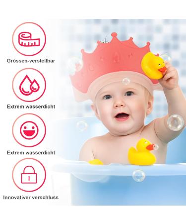 Adjustable Baby Shower Hood - Hair Washing Visor for Kids | Safe Shampoo Cap for Worry-Free Bath Time - Buy Online on GoSupps.com