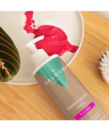Valquer Professional Masque Power Color Cheveux Teints. V g talien et sans Sulfate (Fuchsia) - 275 Ml - Buy Online on GoSupps.com