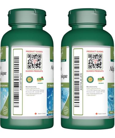 VORST Alpha Lipoic Acid 600mg 90 Vegan Capsules & Alpha Lipoic Acid 300mg 90 Capsules | Antioxidants | (Combo Bundles 2 Bottles) - Buy Online on GoSupps.com