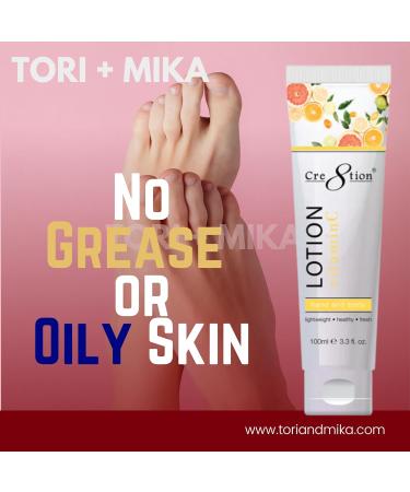 Tori + Mika Creation Pearl Spa Hand & Body Lotion - Non-Sticky lotion - Nourishing Skin Lotion Moisturizer Sensitive Skin From Dryness Cracked and Flaking Nourishing Skin Lotion 750ml / 25 fl oz - Buy Online on GoSupps.com