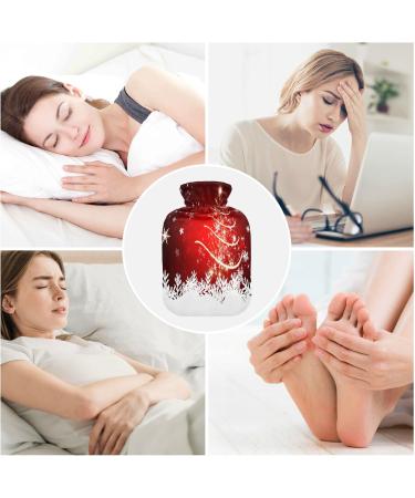 KCL Deci Hot Water Bottle with Cover - Red Christmas Tree 2L for Pain Relief & Heat Therapy Perfect Foot Warmer - Buy Online on GoSupps.com