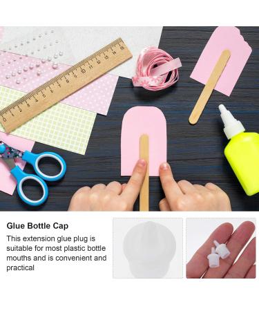 Uonlytech 100pcs Eyelash Glue Bottles - Universal Nozzle for Eyelash Extensions | Plastic Nese 2x1.3cm | Best Quality Eyelash Extension Tools - Buy Online on GoSupps.com