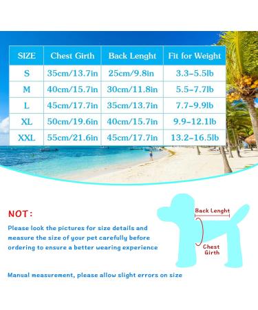 4-Piece Pet Summer Shirts - Flower Pattern Printed Puppy & Cat Beach Clothing for Small to Medium Pets - Buy Online on GoSupps.com