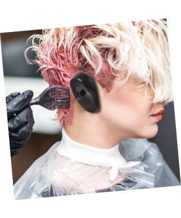 KALLORY 6pcs Earmuffs Hair Brush Blow Dryer Heat Protector - Black Hair Dye Salon Ear Covers - Buy Online on GoSupps.com