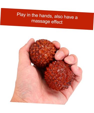 Buy Tovinanna 6-Piece Wooden Massage Ball Set | Handcrafted Acupressure & Decompression Toys - International Shipping - Buy Online on GoSupps.com