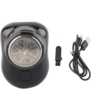 Electric Beard Trimmer - Mini Size Automatic Hair Cutter with Double Ring Blade | Home Grooming Tool (Black - Buy Online on GoSupps.com