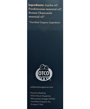 Wild Chick Organics Chamomile Face Oil Serum USDA Organic 100% Plant-Based Vegan Plant-Based Non-GMO Cruelty-Free Skincare for All Skin Types 1 fl oz - Buy Online on GoSupps.com