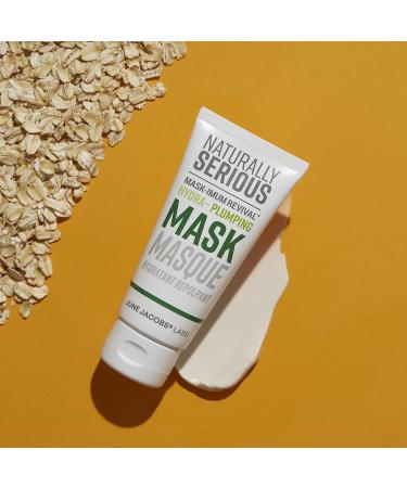 Naturally Serious Mask-imum Revival Hydra-Plumping Mask | Hydrating Vegan Treatment with Hyaluronic Acid & Kaolin Clay - Cruelty-Free Skincare for Glowing Skin - Buy Online on GoSupps.com