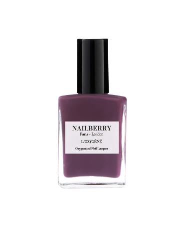 Nailberry L'Oxyg n Oxygenated Nail Lacquer Purple Rain 15ml Polish for a Healthier Manicure & Long Lasting Colour 12-Free Vegan Halal Cruelty & Gluten Free