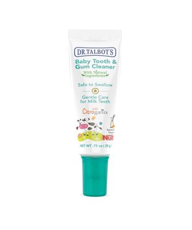 Dr. Talbot's Baby Toothpaste with Citroganix & Silicone Gum Massager - Vanilla Milk Flavor - Buy Online on GoSupps.com
