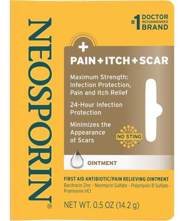 Buy Neosporin Antibiotic Ointment - Pain Relief Anti-Itch & Scar Minimizer - 24-Hour Protection for Cuts & Scrapes - .5 oz International Shipping - Buy Online on GoSupps.com