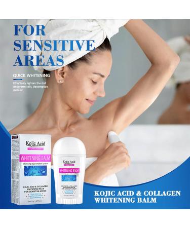 Kojic Acid Whitening Cream for Intimate Areas Whitening Cream for Intimate Areas Whitening Cream for Dark Spots for Neck Armpit Elbow Inner Cream - Buy Online on GoSupps.com