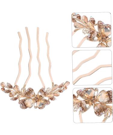 VINTORKY Hair Side Comb hair accessories back of head vintage hair accessories for bride rhinestones rhinestone hair accessories Hair piece Accessories vintage hair accessories - Buy Online on GoSupps.com