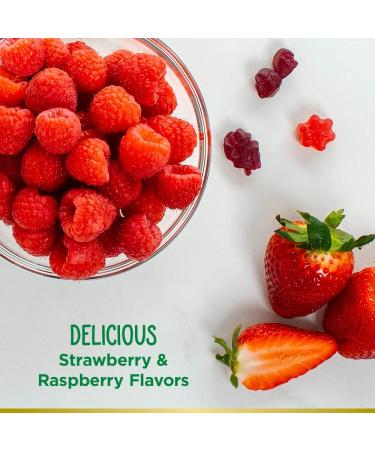 Nature's Bounty Disney Frozen Kids Gummy Multivitamin - 60 Gummies, Strawberry & Raspberry Flavored - Vitamins A, C, D, E & B - Pack of 1 - Buy Online on GoSupps.com