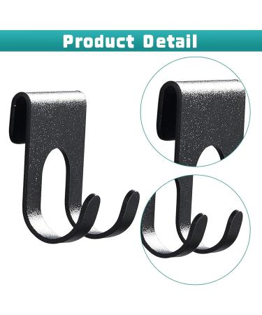 Ningyer 12-Piece Self-Adhesive Razor Shower Holder Set | No-Drill Multi-Purpose Hooks for Bathroom Kitchen & Office | Black/Silver Bathroom Accessories - Buy Online on GoSupps.com
