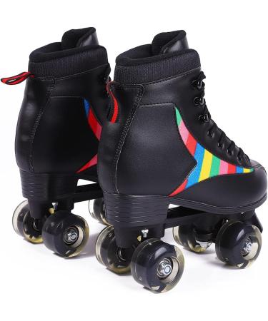 Flash Wheels Women's Roller Skates | Indoor Outdoor Black | Size 6 - Buy Online on GoSupps.com