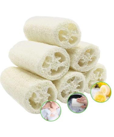 6 pieces Luffa sponge natural luffa cucumber swam remove Dead Skin to the bathroom and shower 10cm luffash sponge peeling natural sponge perfect for personal care decoration kitchen scrubber and luffa soap