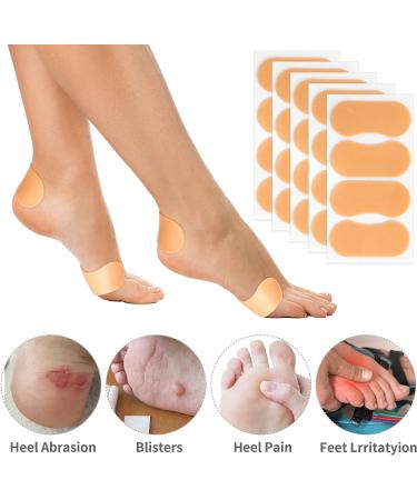 Sibba 12 Sheet Waterproof Moleskin Blister Prevention Patches for Feet - Adhesive Foam Bandages for High Heels - Chafing Prevention Sticker - Buy Online on GoSupps.com