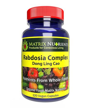 RABDOSIA Complex - Highly Potent Antioxidant for Maximum Cell Protection! - 100% Natural Ingredients: Rabdosia Extract Green Tea Resveratrol Rutin - Vegan Capsules (120ct)