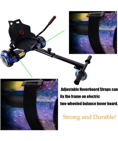 Waynoda 12-pc Adjustable Hoverboard Straps for Kart Attachment - Hook & Loop Fastening, Hoverboard Cable included - Self Balance Scooter Accessory - Buy Online on GoSupps.com
