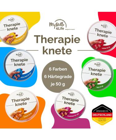 Premium Therapy Clay - Red | Vegan Residue-Free & Odorless | Medium Festival | 6 Colors & Hardness Levels | Relaxation Concentration & Strength - Buy Online on GoSupps.com