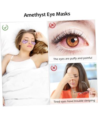 Ipetboom Ipet Tree Jade Woven Amethyst Eye Mask Cold Compress Sleeping Mask Reusable Eye Pads for Dark Circles - Buy Online on GoSupps.com
