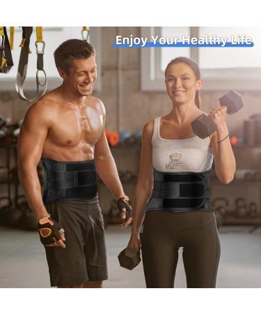 Adjustable Back Brace for Lower Back Pain Relief | 7 Stays Support Belt for Herniated Disc Sciatica Scoliosis | Breathable Lumbar Support with Hot & Cold Therapy - L/XL - Buy Online on GoSupps.com