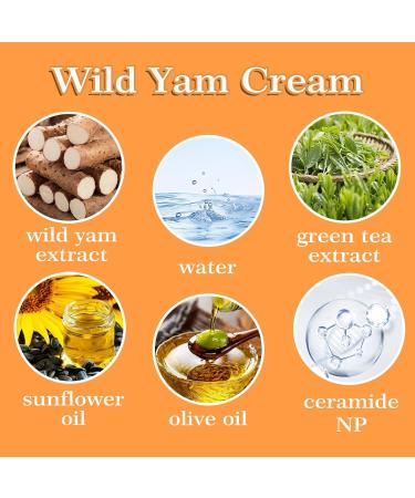 Leogony Wild Yam Cream Organic Cream Skin Moisturizer for All Skin - Buy Online on GoSupps.com