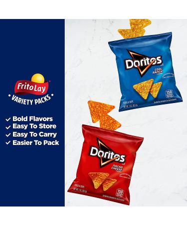 Doritos Nacho Cheese Flavored Tortilla Chips 1 oz - Pack of 40 | Delicious Snack for Every Occasion - Buy Online on GoSupps.com