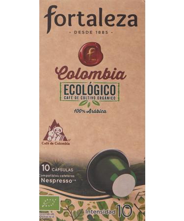 Fortaleza Caf FORTALEZA - Organic coffee capsules compatible with Nespresso - 10 capsules