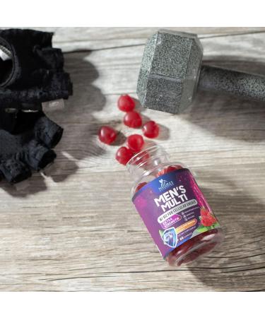 Multivitamin for Men - Complete Daily Mens Multivitamin Gummies with Vitamin D B Vitamins Zinc & More - Energy Memory Focus & Immune Health Support - 13 Essential Vitamins & Minerals - 60 Capsules - Buy Online on GoSupps.com