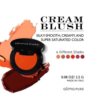 Alima Pure Cream Blush: Talc-Free Lip & Cheek Tint for Natural Satin Finish - Vegan & Cruelty-Free (6 Shades) - Buy Online on GoSupps.com