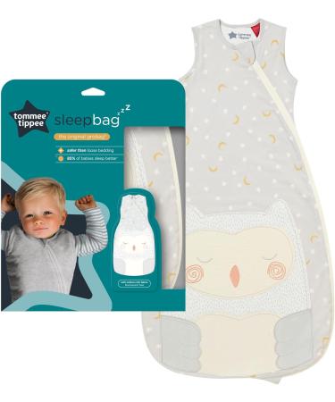 Tommee Tippee Grobag Baby Sleep Bag 6-18m 1.0 TOG Ollie the Owl Design | Hip-Healthy Soft Cotton-Rich Fabric | Gro Friend for Improved Sleeping Habits - Buy Online on GoSupps.com
