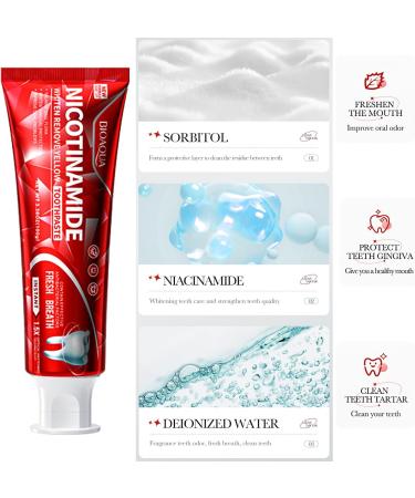 BIOAQUA 1.5X Instant Whitening Toothpaste - Whiten Teeth Protect Enamel & Freshen Breath - 100g | Global Shipping Available - Buy Online on GoSupps.com