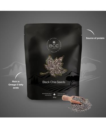 Black Chia Seeds - Premium Quality Organic Non-GMO Gluten-Free High in Omega-3 Protein & Fiber Ideal for Smoothies Baking and Healthy Snacks (454g (1lb)) - Buy Online on GoSupps.com