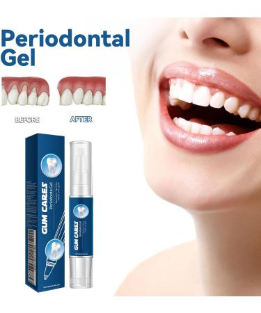  GNAUMORE Therapeutic Gel For Gums Gel For Periodontal Treatment Repair Gum Swelling Teeth Whitening 4ML*2PC - Buy Online on GoSupps.com